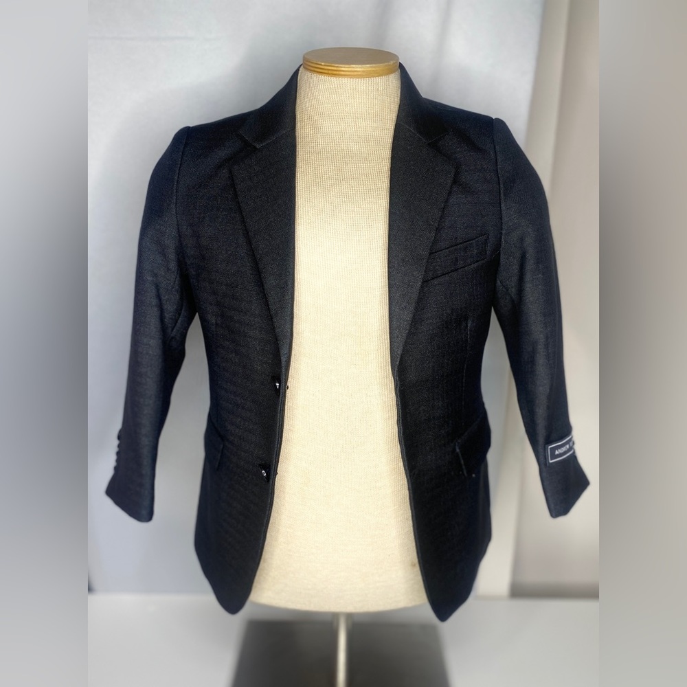 Boys Andrew Fezza Black Blazer